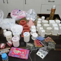 مقداری لوازم شمع سازی