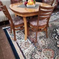 میز و صندلی ناهارخوری 4نفره چوب راش نونو