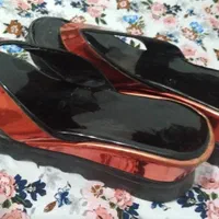 صندل مشکی بندانگشتی(نو و استفاده نشده)سایز۳۸