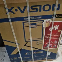 ظرفشویی 14 نفره  ایکس ویژن  استیل درب اتومات  S160