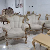 مبل سلطنتی ۷نفره بامیز وعسلی|مبلمان خانگی و میز عسلی|اندیشه, اندیشه فاز ۳|دیوار