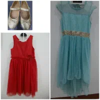 دو عدد پیراهن و یک جفت کفش مارک۸تا ۱۰ سال کاملا نو