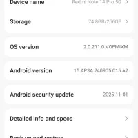 نوت ۱۴ پرو|موبایل|شاهدشهر, |دیوار