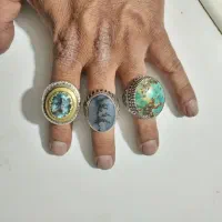 6عدد انگشتر نقره قدیمی
