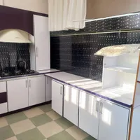 کابینت آشپزخانه با گاز و هود و سینگ ام دی اف|آب‌چکان و نظم‌دهنده ظروف|شاهین دژ, |دیوار