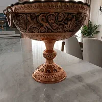 جا میوه مسی سیاه قلم|صنایع دستی و سایر لوازم تزئینی|تهران, تسلیحات|دیوار
