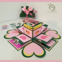 مقوای رنگی و طلایی