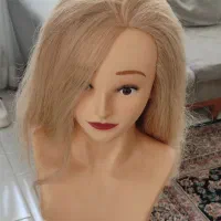 کله مانکن با موی 100درصد طبیعی با پایه حرفه ای|آرایشی، بهداشتی، درمانی|تهران, گاندی|دیوار