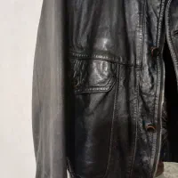 کاپشن چرم اصل ایتالیایی