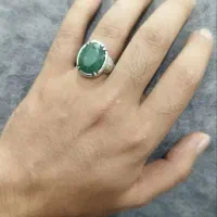 انگشتر زمرد مردانه|جواهرات|یزد, |دیوار