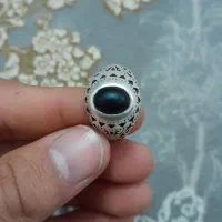 انگشتر نقره عقیق مشکی دست ساز عیار بالا|جواهرات|قم, شهرک مهدیه (مدرس)|دیوار