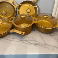 ظرف ۱۰ پارچه ست دوروگرانیت طلایی