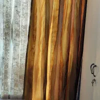 پرده ساتن طرح راه راه