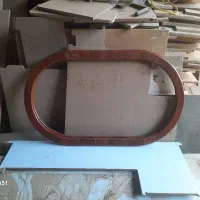 قاب بیضی با چوب ام دی اف|صنایع دستی و سایر لوازم تزئینی|چهاردانگه (تهران), |دیوار