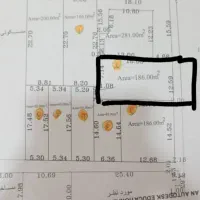 فروش زمین ۱۸۶متری رودان پشته معزاباد