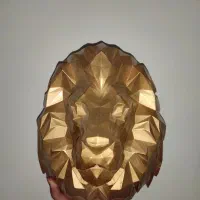 دیوار کوب پلی استیر طرح شیر