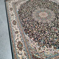 4تخته فرش 9متری نو  نقشه پرمین سورمه ای|فرش|قم, نیروگاه|دیوار