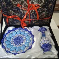 نیم ست مینا کاری