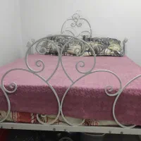 تخت خواب دونفره فلزی|تخت و سرویس خواب|کرمانشاه, |دیوار