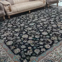 فرش ۱۲ متری طرح افشان به همراه یک فرش در یک ونیم