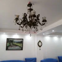 لوستر 5شاخه آلیاژی چشمه نور|لوستر و چراغ آویز|هشتگرد, شهرک صنعتی هشتگرد|دیوار