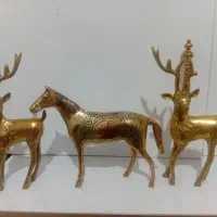 گوزن و اسب برنجی