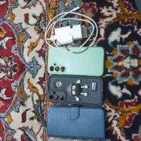 گلکسی A55رم ۱۲ حافظه ۲۵۶ سفید یاسی|موبایل|اسفراین, |دیوار