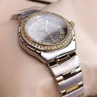 ساعت مچی زنانه ویکتورفرانسه اورجینال نقره ای طلایی|ساعت|اصفهان, امامزاده اسماعیل|دیوار