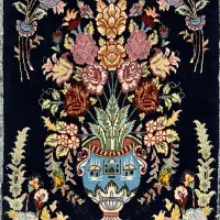 تابلو فرش گلدان کلاسیک