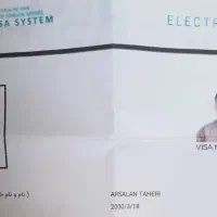 تعدادی مدارک ویزا اتباع پیدا شده