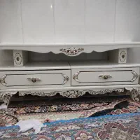 فروش فوری میز تلویزیون و آیینه شمعدان