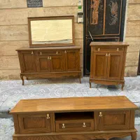 ست میز تلویزیون و آینه کنسول مدل ملچ|بوفه، ویترین، کنسول|تهران, نعمت‌آباد|دیوار