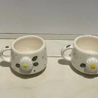 ست چای خوری طرح بابونه دو نفره