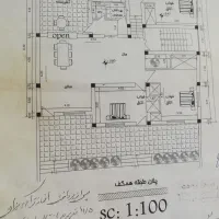 اسکلت بنایی زیر سقف 3 خواب سندتک برگ