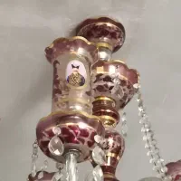 لوستر ۶ شاخه شاه عباسی عتیقه|لوستر و چراغ آویز|شیراز, صاحب الزمان|دیوار