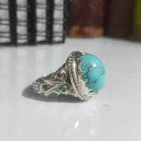 انگشتر نقره فیروزه نیشابور