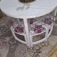 میز نهار خوری کم جا ۴نفره