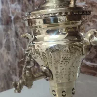 سماور زغالی1لیتری قلم کاری|سماور، چای‌ساز، قهوه‌ساز|تبریز, |دیوار