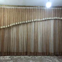 پرده حریر شیشه ای