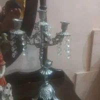 شمعدان برنزی روکش نیکل