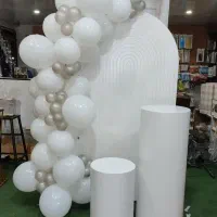 تم تولد.ریسه بادکنک دومتری با استند فلزی فقط270