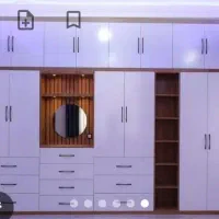 ساخت ونصب کابینت. کمد دیواری. درب چوبی. وتعمیرات