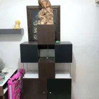 بوفه ویترین دکور دراور کمد تزئینی مجسمه