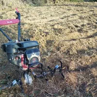 شخم زدن با تیلر کولتیواتور