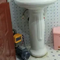 سنگ روشویی با پایه کاملا سالم