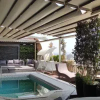 سقف متحرک.سایبان.استخر.(اقساط