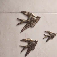 دیوارکوب برنجی پرستو 3 تایی