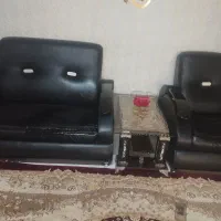 مبلمان چرم ۷ نفره|مبلمان خانگی و میز عسلی|قم, پردیسان|دیوار