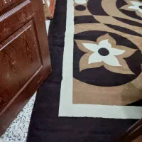 دو عدد گلیم هم رنگ و یک عدد گلیم راهروی در رودان|فرش|رودان, |دیوار