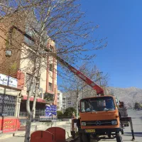 خدمات جرثقیل خاور امداد دکل بلند و دهچرخ|خدمات حمل و نقل|صدرا-فارس, فاز ۱|دیوار